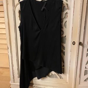 BCBG - size S - women’s sleeveless blouse - black